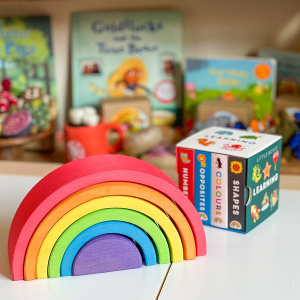 Newborn Set- Rainbow Nesting Arch and Little Boxes