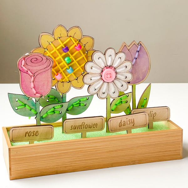 Montessorily x Bookishplayroom Flower Sewing Kit 小木花縫紉套裝