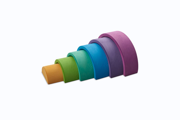 Rainbow Nesting Arch Purple (6pcs) 實木彩虹組合積木 （紫色 6件組裝）