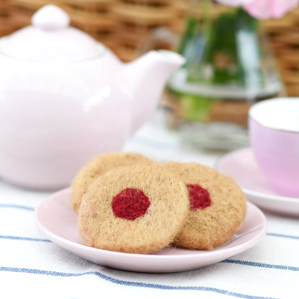 Felt Jam Drop Biscuit (Set of 3) 果醬餅乾羊毛氈玩具