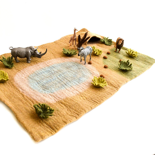 Safari Play Mat Playscape 大草原場景遊戲墊