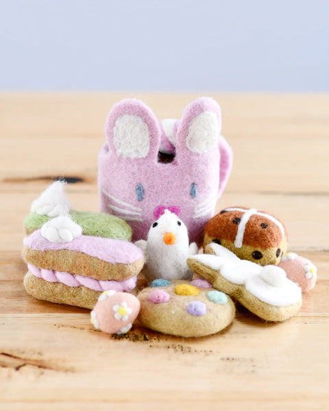 Grazing Box of Easter Felt Play Food