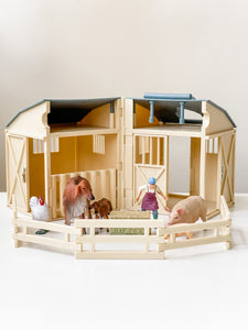 CollectA Farm Barn Playset with Animals and Accessories 農場場景組合套裝