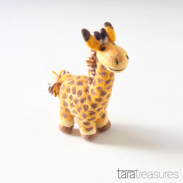 Felt Safari Giraffe Toy 非洲長頸鹿羊毛氈公仔