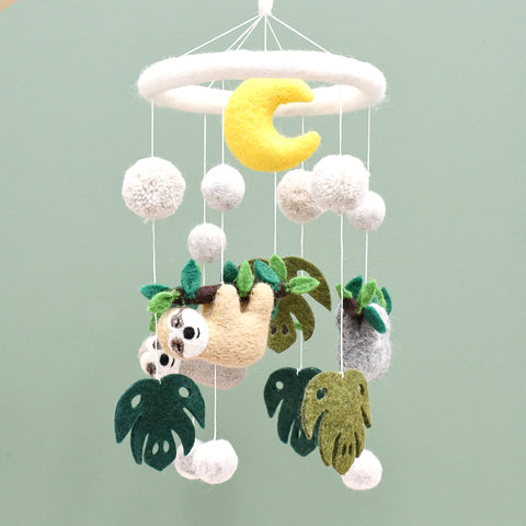 Nursery Cot Mobile - Sloth Away 小樹懶嬰兒床吊飾
