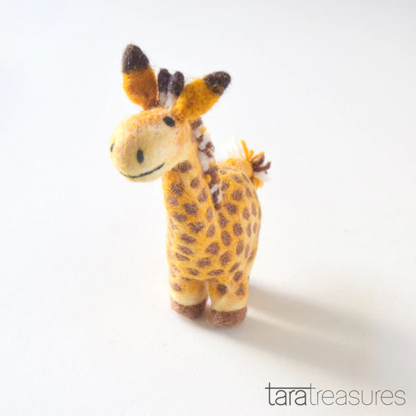 Felt Safari Giraffe Toy 非洲長頸鹿羊毛氈公仔