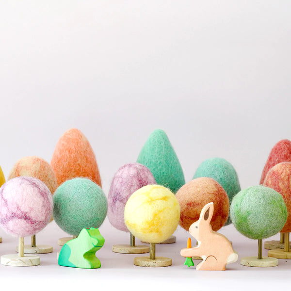 Felt Trees (Set of 3) 羊毛氈場景小樹套裝